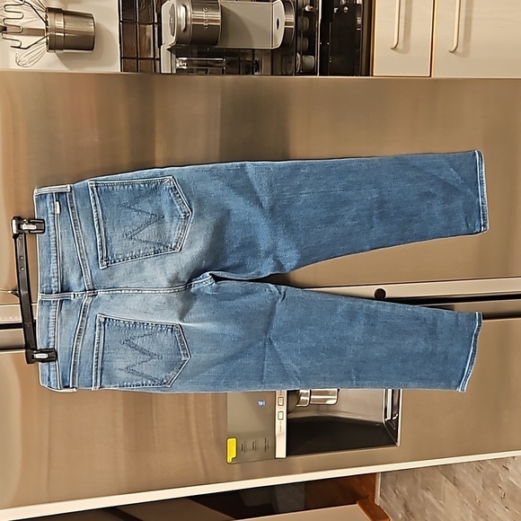 💕MOTHER💕 The Tomcat High Rise Straight Leg Button Fly Jeans ~ Layover 34 NWOT - Picture 13 of 17